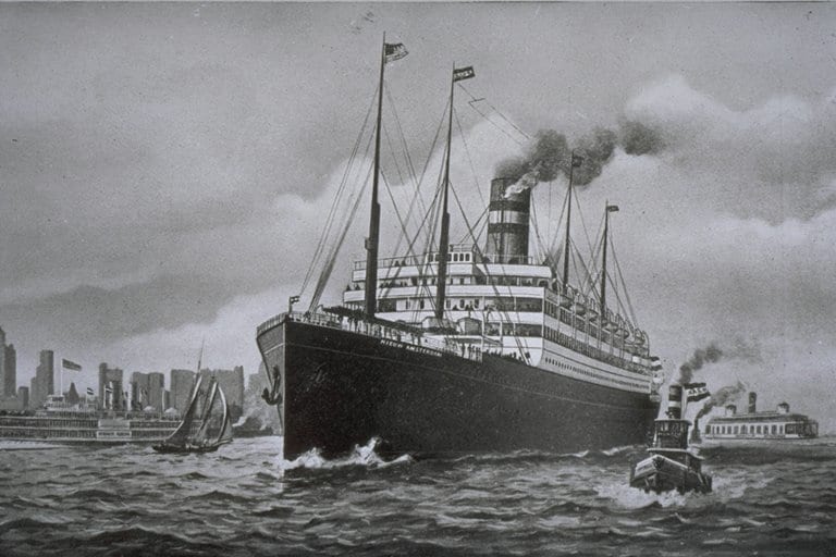 Princess Lwoff Parlaghy and Retinue Sail to Europe on Niew Amsterdam, Leaving Behind her Seventeen-Room Suite at the Plaza Hotel