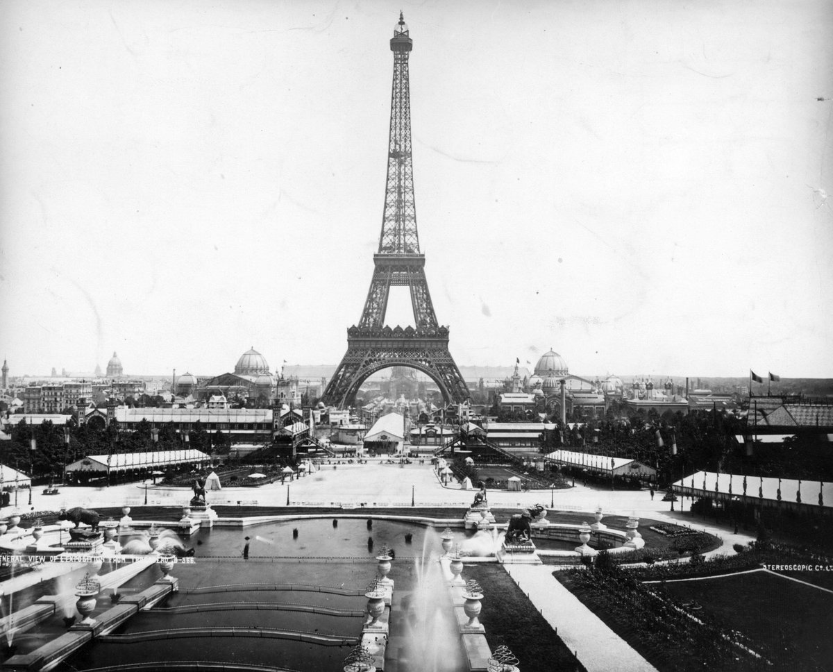 The Eiffel Tower, in Paris, opens to the public