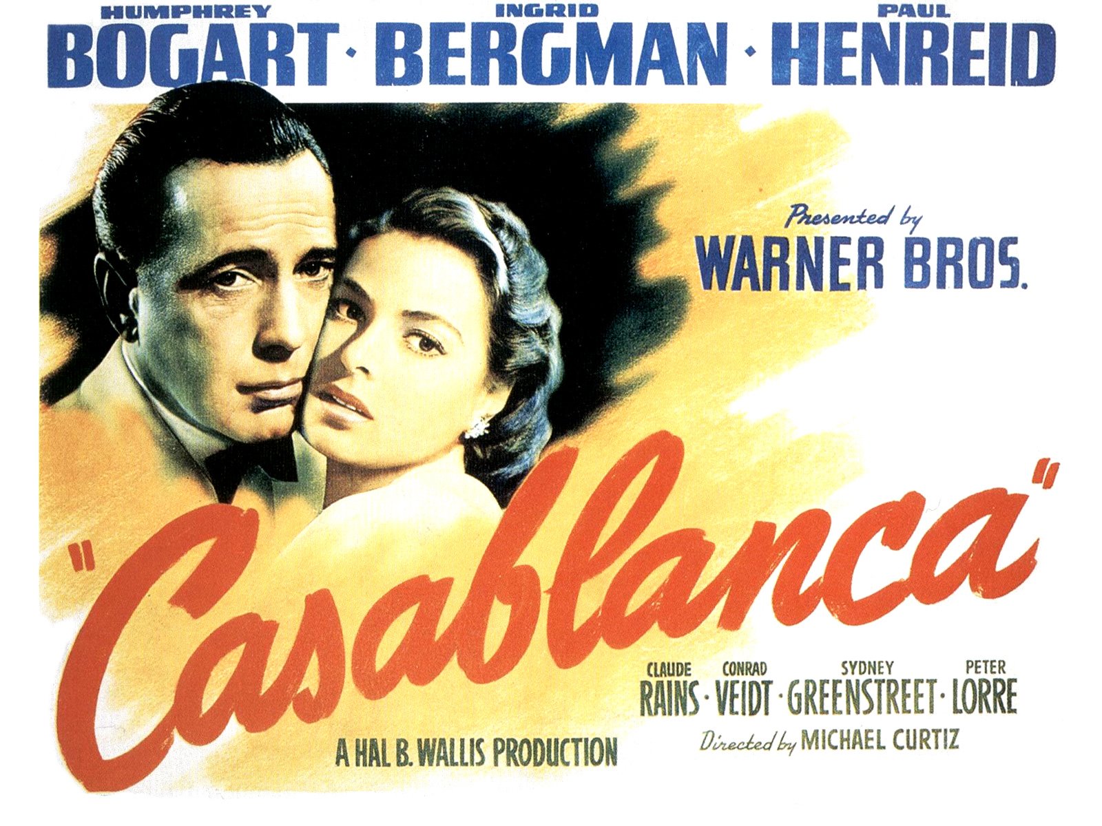 <center><h5><a class="pt-badge" href="https://pingcognito.com/events/">Event</a></h5>Casablanca, the movie starring Humphrey Bogart and Ingrid Bergman, premieres in New York City.</center>